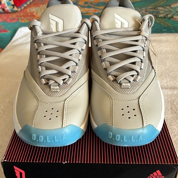 Adidas Men's Gray Basketball Shoes NBA Dame Lilliard - Picture 2 of 10